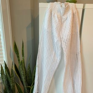 Pants • crochet • white